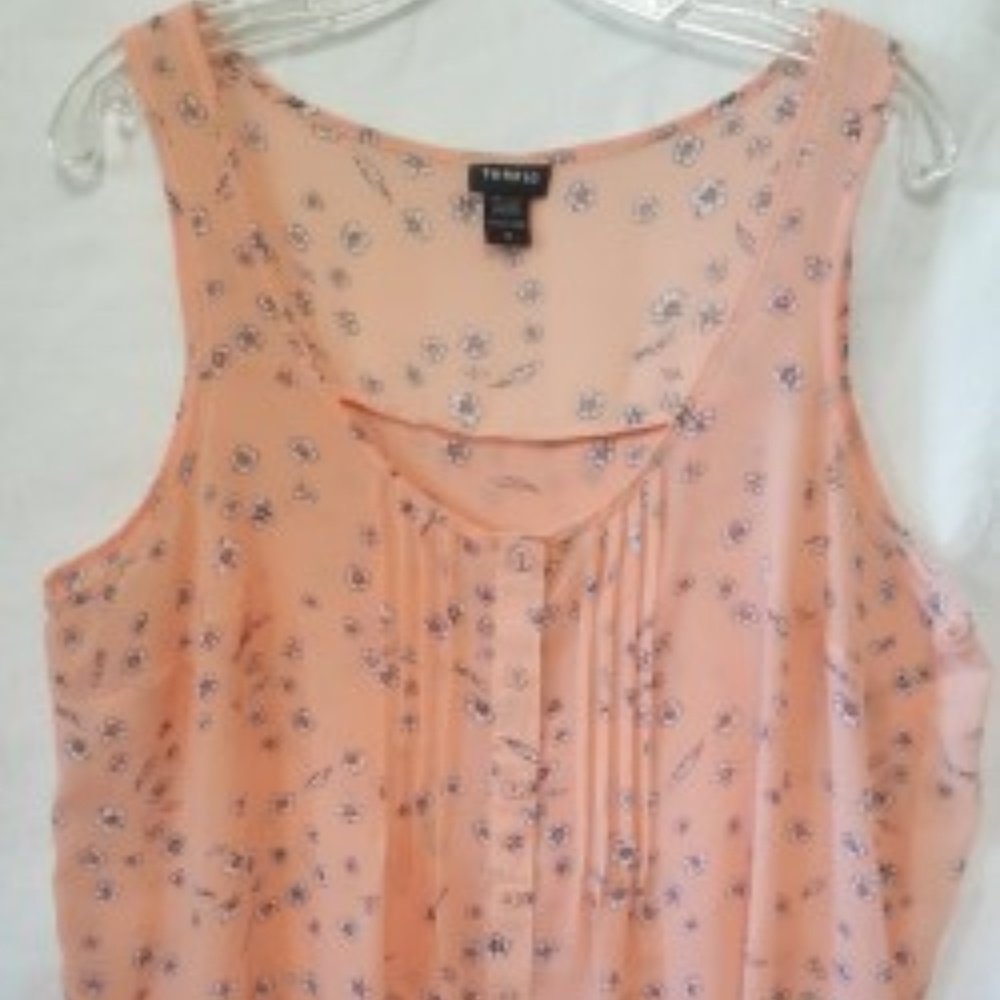 Torrid Sleeveless Blouse with butterfly back